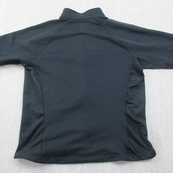Nike Track Jacket Womens Large Dark Grey Fleece Lined Fit Dry Long Sleeve Zip-Up - Picture 2 of 11